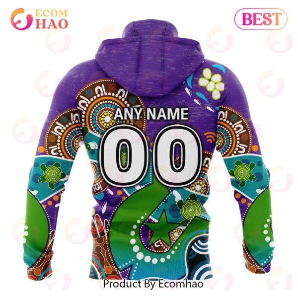 NRL Melbourne Storm Special Design For NAIDOC Week For Our Elders 3D Hoodie