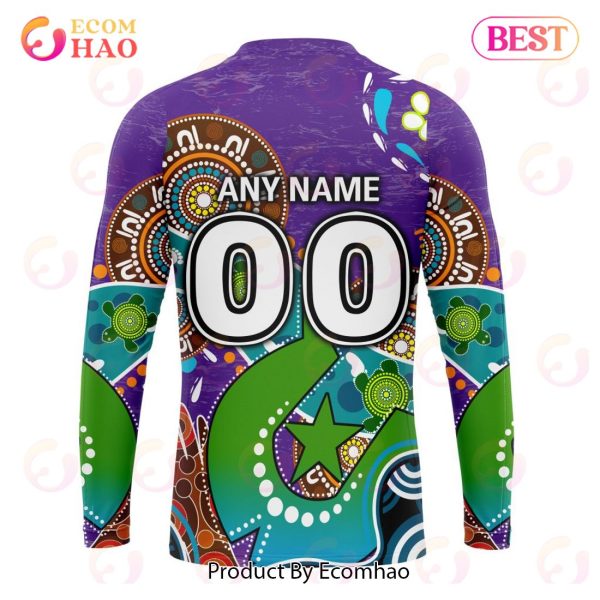 NRL Melbourne Storm Special Design For NAIDOC Week For Our Elders 3D Hoodie