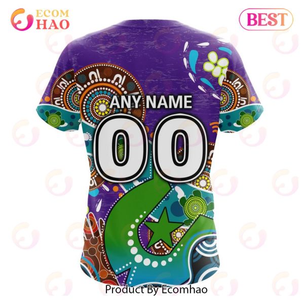 NRL Melbourne Storm Special Design For NAIDOC Week For Our Elders 3D Hoodie
