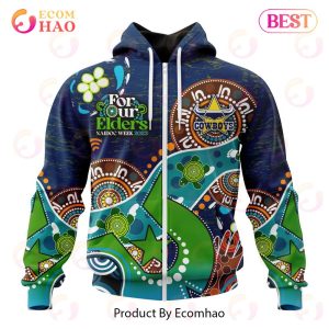 NRL North Queensland Cowboys Special Design For NAIDOC Week For Our Elders 3D Hoodie