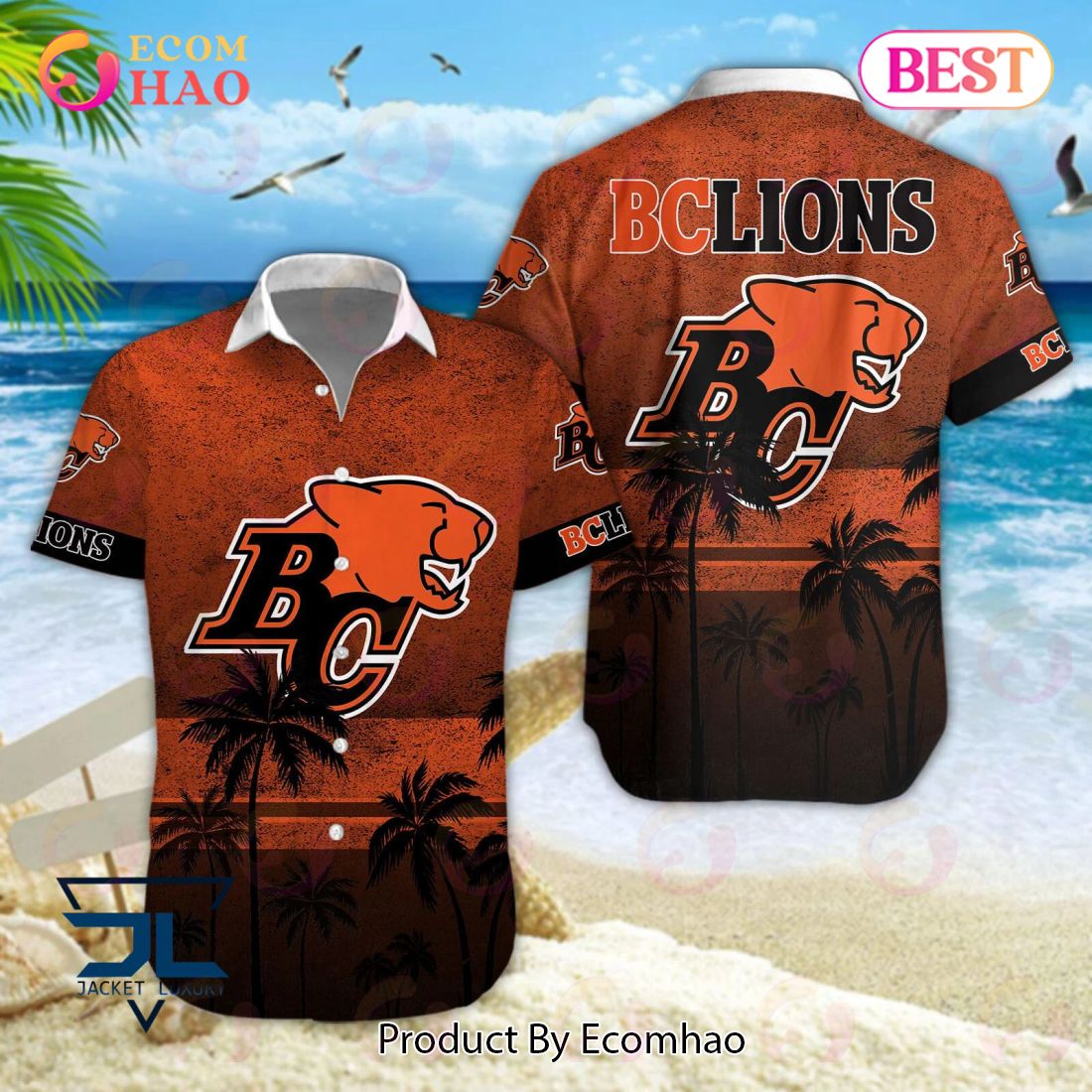 CFL Edmonton Eskimos Hawaiian Shirt