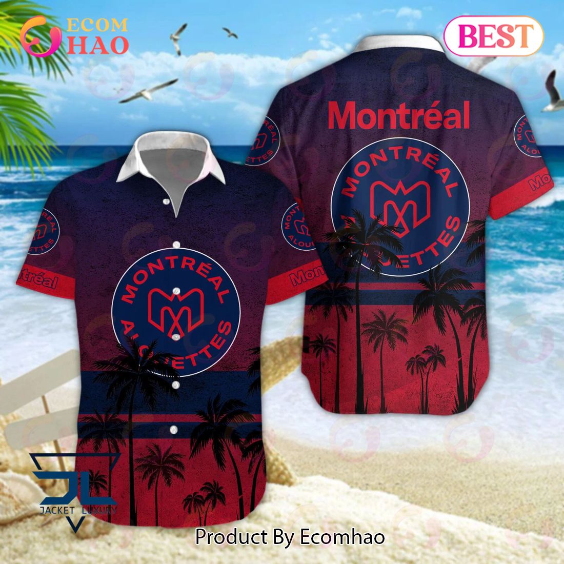 CFL Montreal Alouettes Hawaiian Shirt