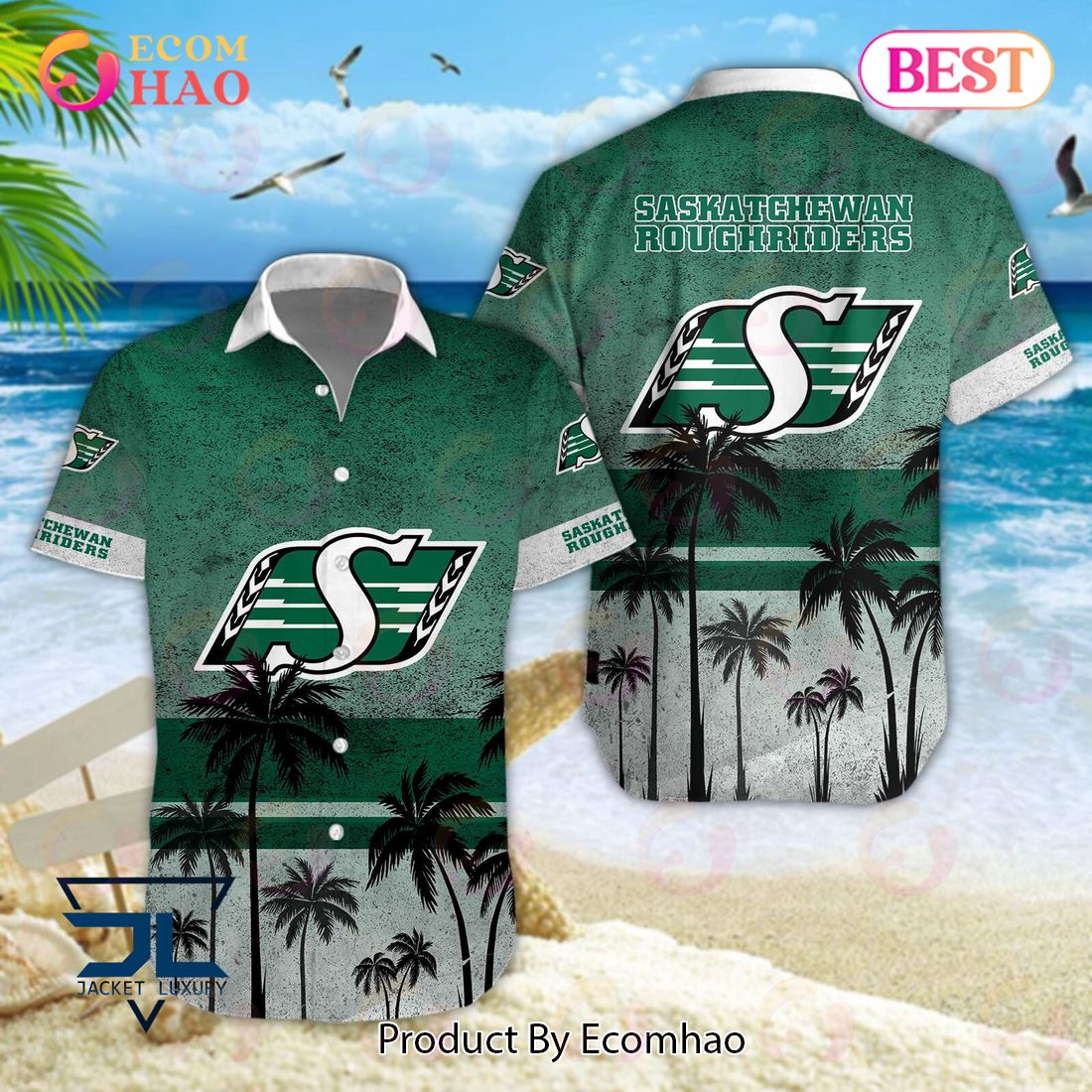 CFL Edmonton Eskimos Hawaiian Shirt