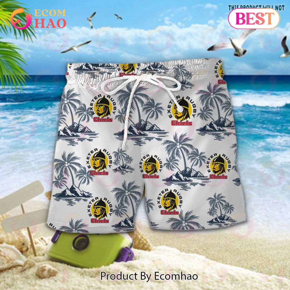 Exeter Chiefs Premiership Rugby Hawaiian Shirt