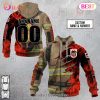 Personalized NRL South Sydney Rabbitohs Firefighter 3D Hoodie Personalized NRL South Sydney Rabbitohs Firefighter 3D Hoodie