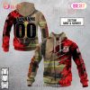 Personalized NRL ST George Illawarra Dragons Firefighter 3D Hoodie Personalized NRL ST George Illawarra Dragons Firefighter 3D Hoodie