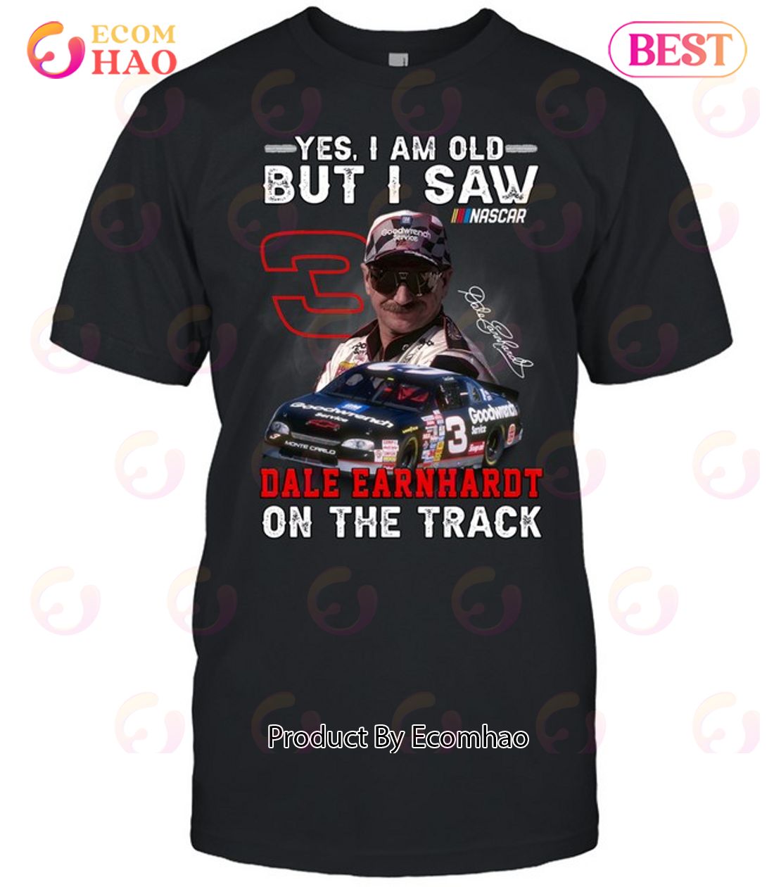 Yes, I Am Old But I Saw Dale Earnhardt On The Track T-Shirt