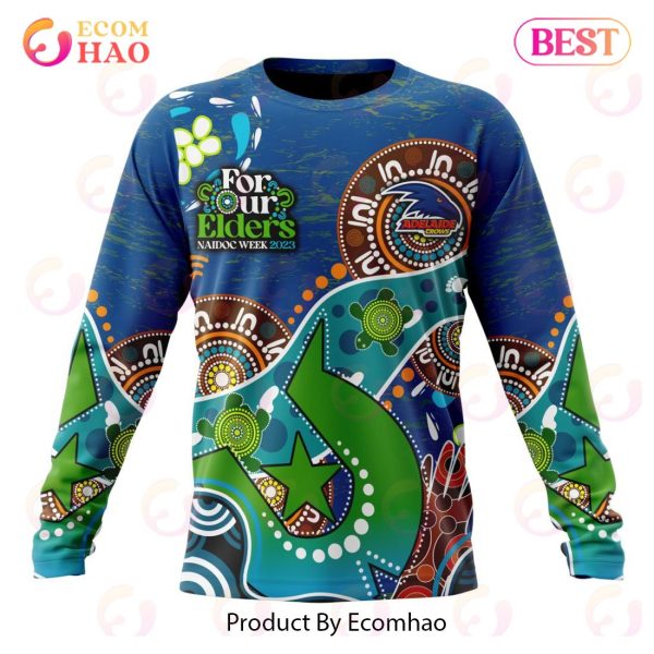 AFL Adelaide Crows Special Design For NAIDOC Week For Our Elders 3D Hoodie