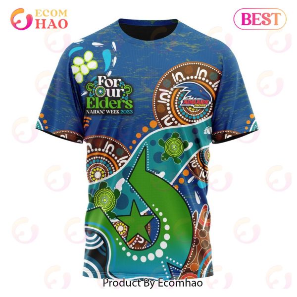 AFL Adelaide Crows Special Design For NAIDOC Week For Our Elders 3D Hoodie