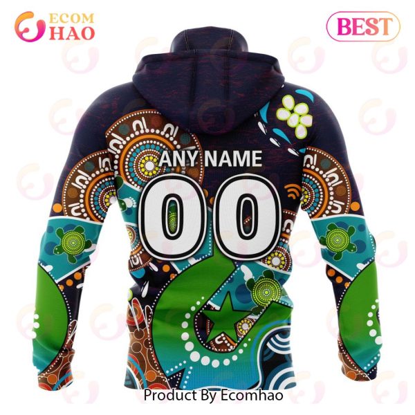 AFL Melbourne Football Club Special Design For NAIDOC Week For Our Elders 3D Hoodie