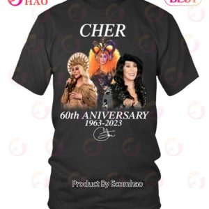 Cher 60th Anniversary 1963 – 2023 Signature T-Shirt