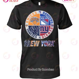 Knicks, Rangers, Yankees And Giants New York Sport Teams T-Shirt