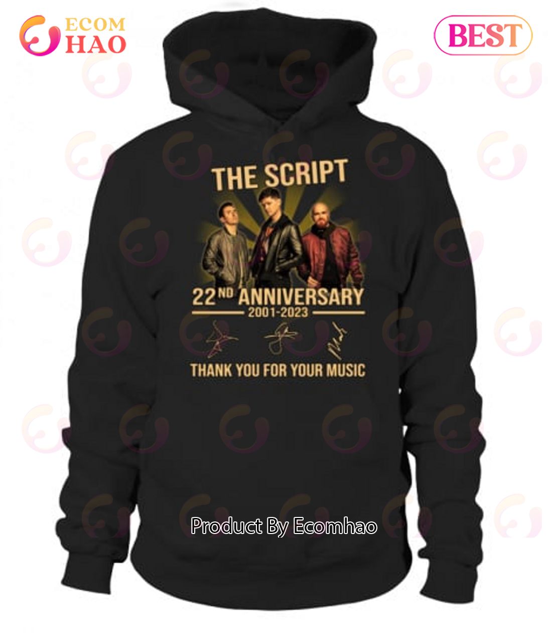 The Script 22nd Anniversary 2001 – 2023 Thank You For The Memories T-Shirt