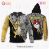 Ampharos Hoodie Custom Pokemon Anime Tie Dye Style Ampharos Hoodie Custom Pokemon Anime Tie Dye Style