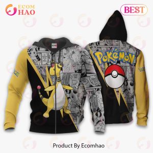 Ampharos Hoodie Custom Anime Pokemon Mix Manga
