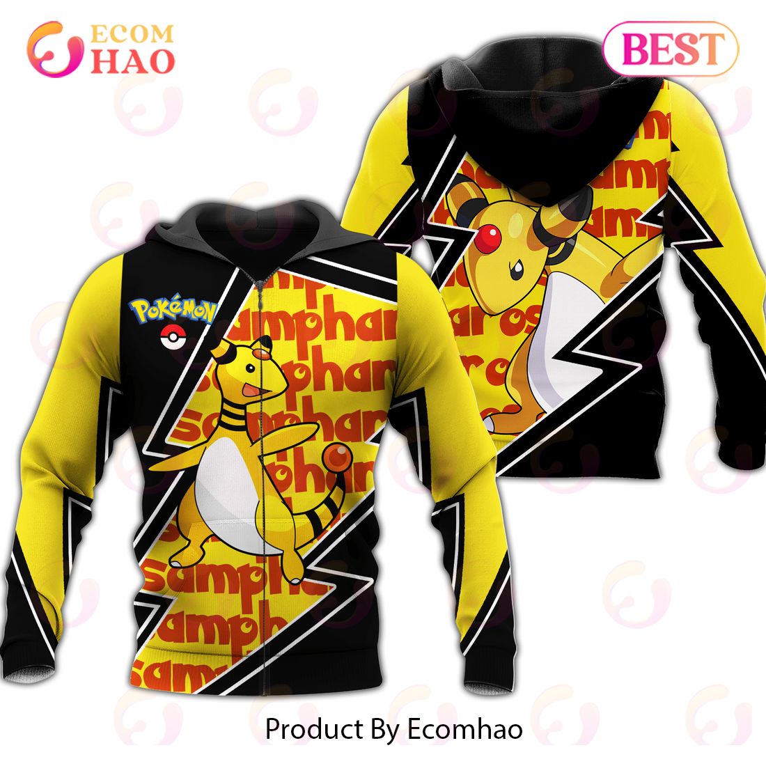 Blaziken Zip Hoodie Costume Pokemon
