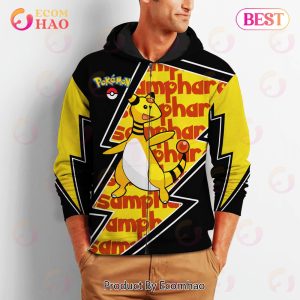 Ampharos Zip Hoodie Costume Pokemon