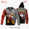 Blaziken Hoodie Custom Pokemon Anime Tie Dye Style