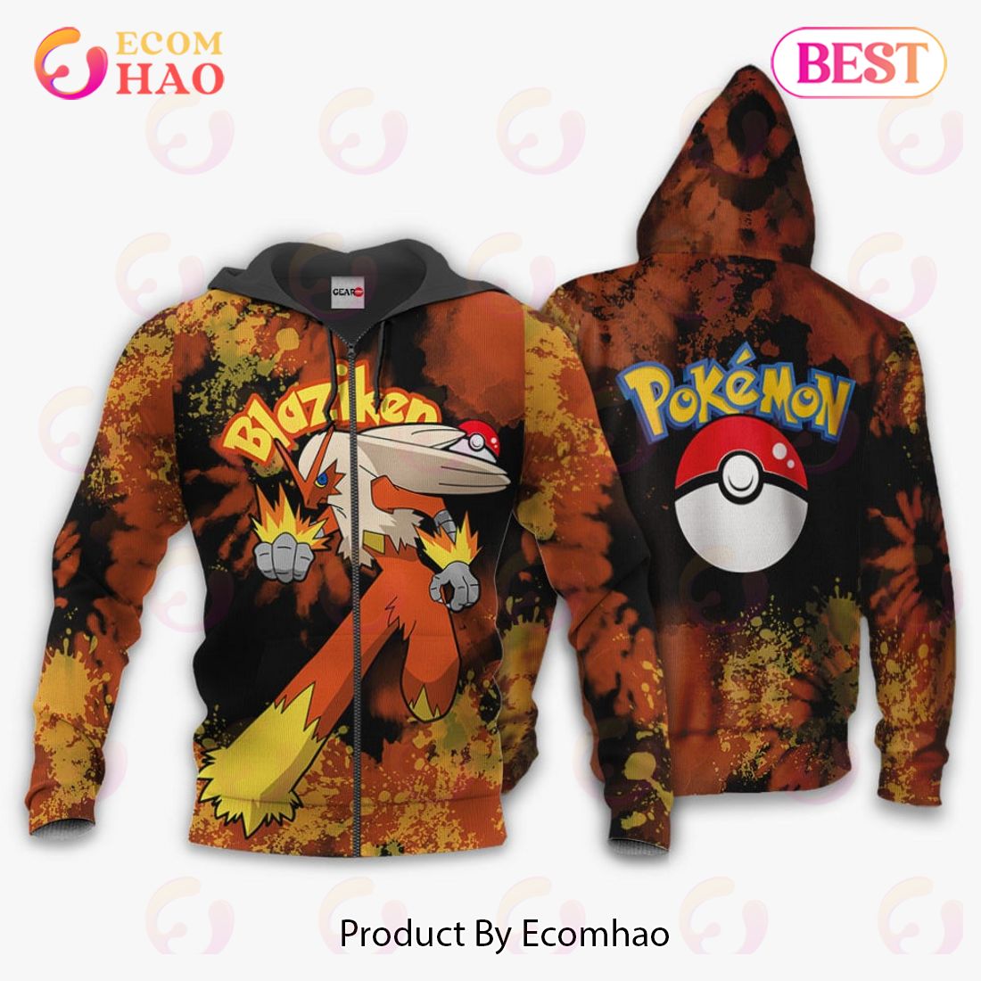 Bulbasaur Zip Hoodie Costume Pokemon