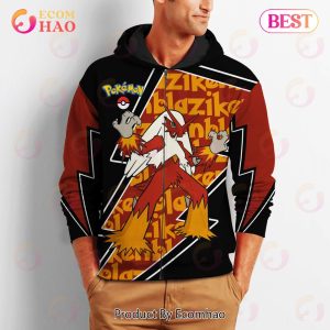 Blaziken Zip Hoodie Costume Pokemon