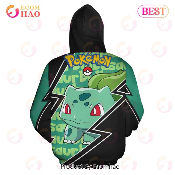 Bulbasaur Zip Hoodie Costume Pokemon
