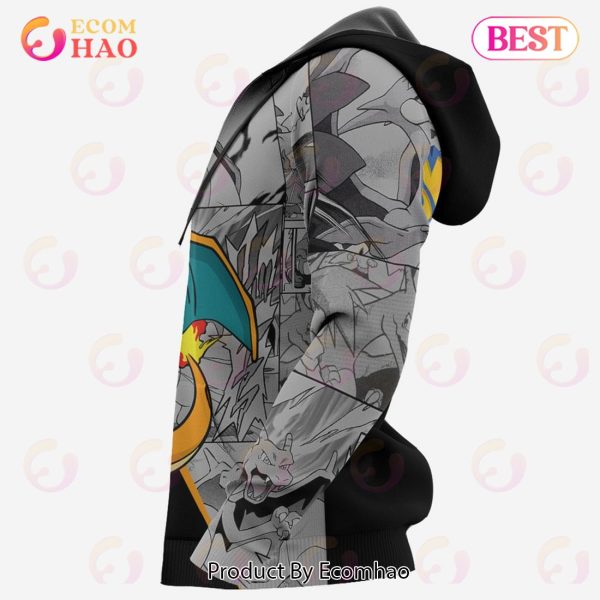 Charizard Hoodie Custom Anime Pokemon Mix Manga