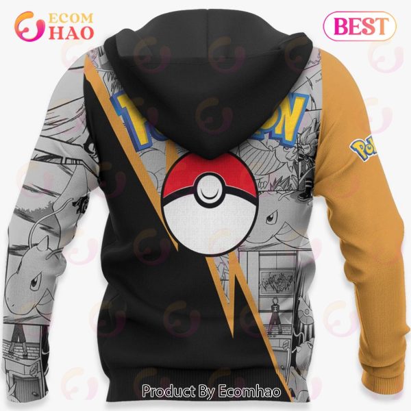 Dragonite Hoodie Custom Anime Pokemon Mix Manga