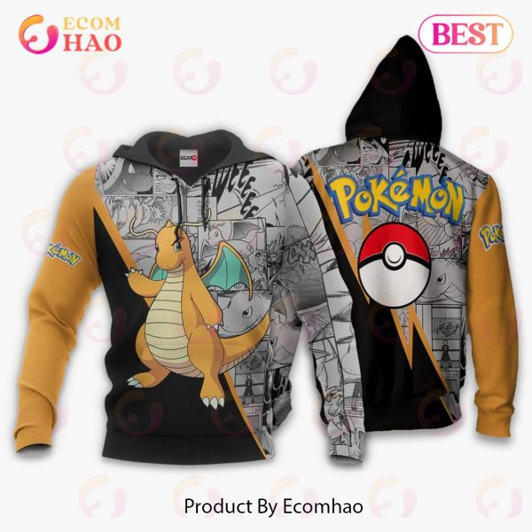 Dragonite Hoodie Custom Anime Pokemon Mix Manga