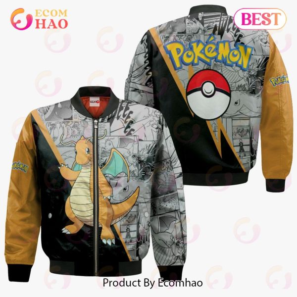 Dragonite Hoodie Custom Anime Pokemon Mix Manga