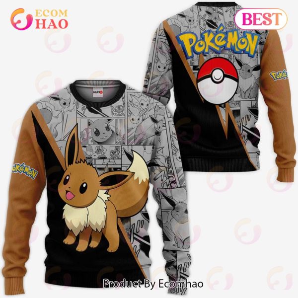 Eevee Hoodie Custom Anime Pokemon Mix Manga