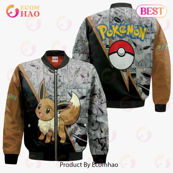 Eevee Hoodie Custom Anime Pokemon Mix Manga