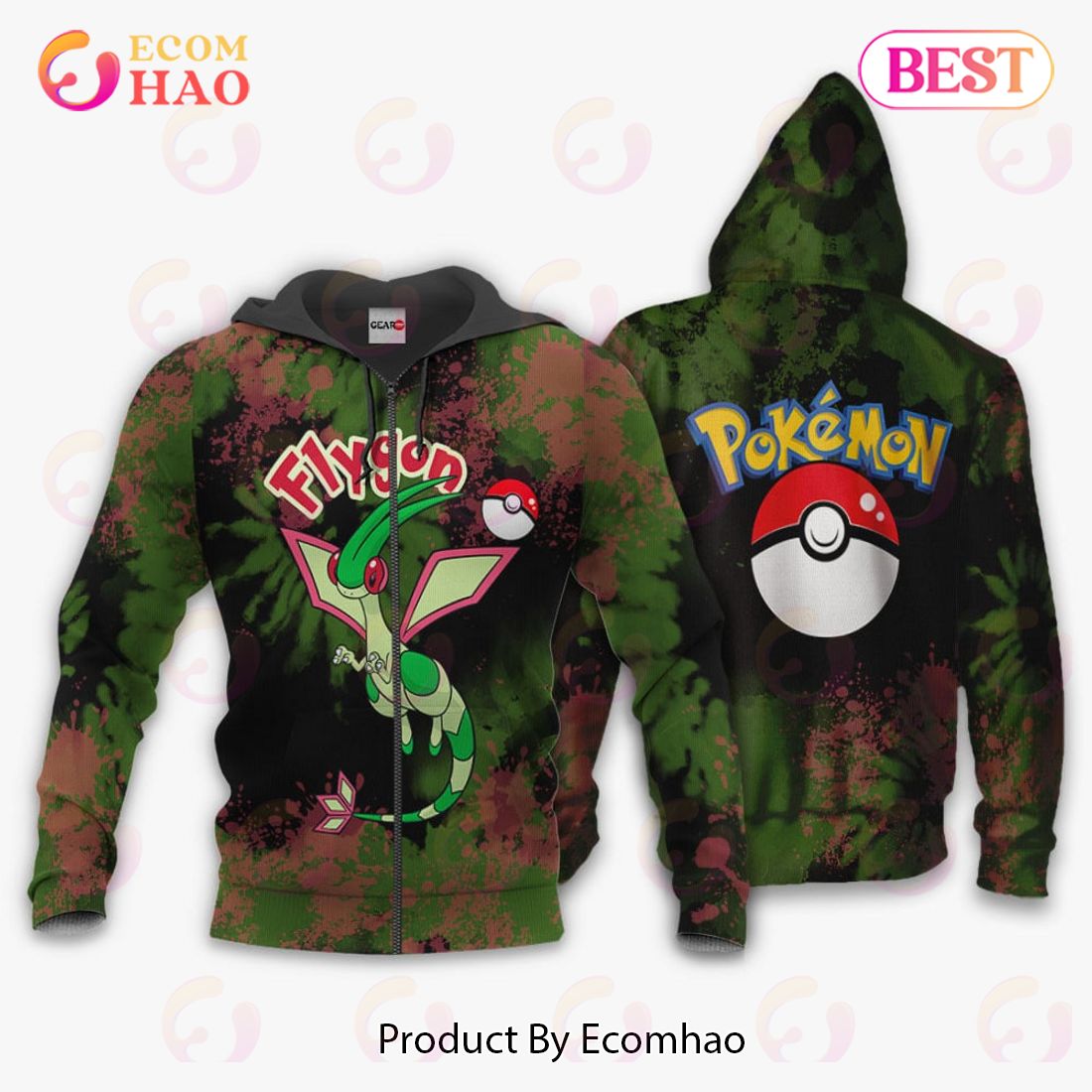 Gardevoir Zip Hoodie Costume Pokemon