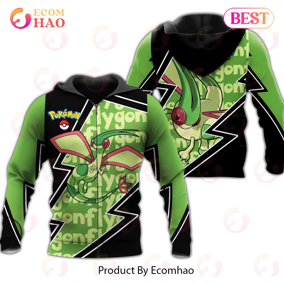Glaceon Pokemon Streetwear Hoodie