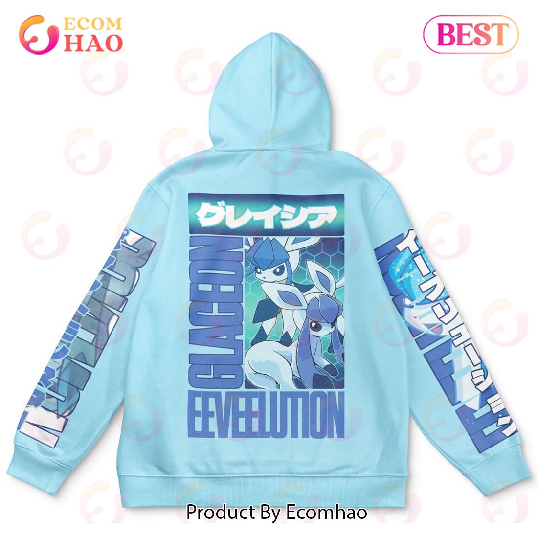 Growlithe Hoodie Custom Pokemon Anime Flames Style