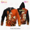 Growlithe Hoodie Custom Pokemon Anime Light Style