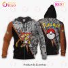 Infernape Hoodie Custom Pokemon Anime Tie Dye Style