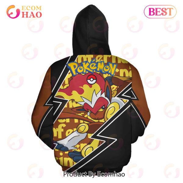 Infernape Zip Hoodie Costume Pokemon