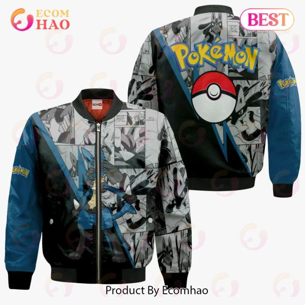 Lucario Hoodie Custom Anime Pokemon Mix Manga