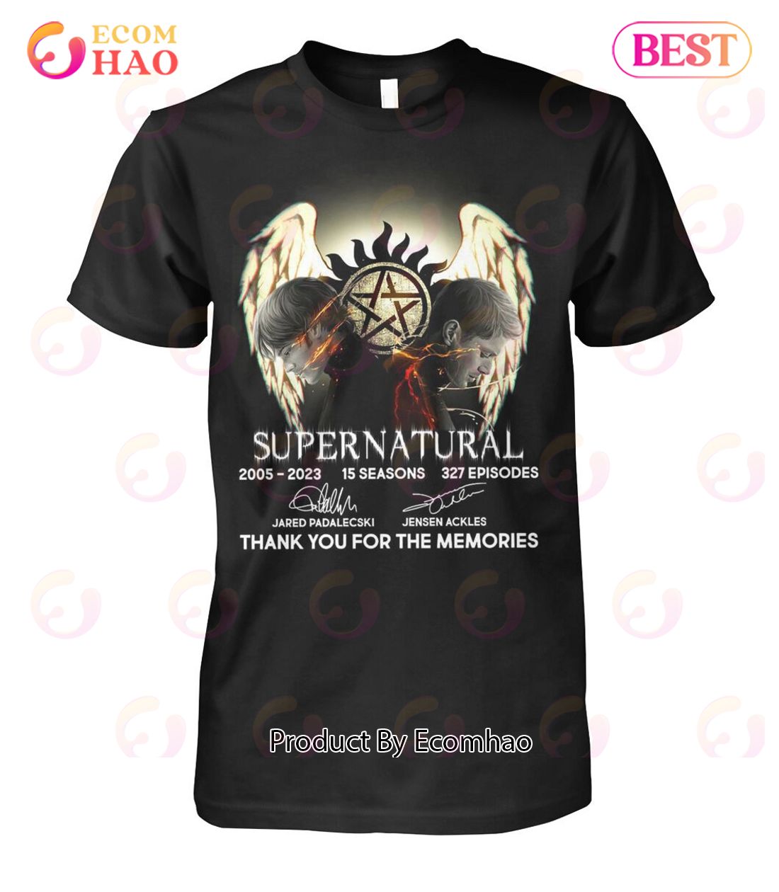 Supernatural 2005 – 2023 Thank You For The Memories T-Shirt