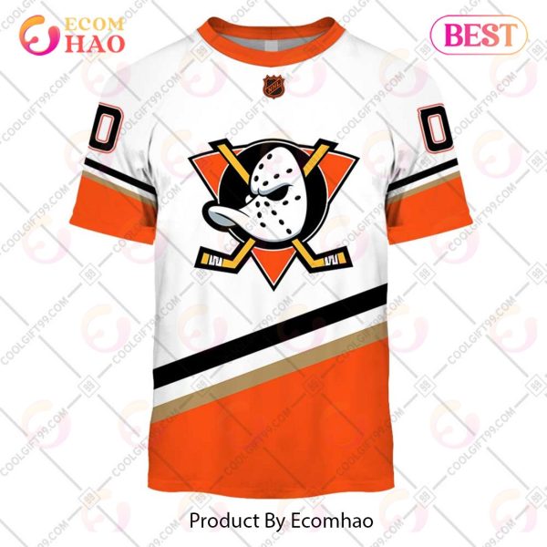 Personalized NHL Anaheim Ducks Reverse Retro 2223 Style 3D Hoodie