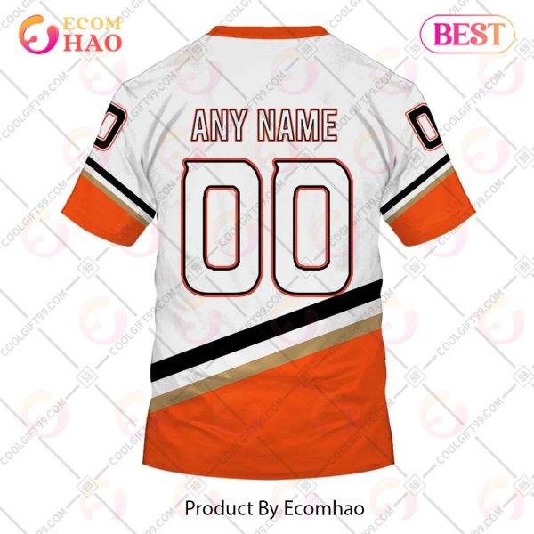 Personalized NHL Anaheim Ducks Reverse Retro 2223 Style 3D Hoodie