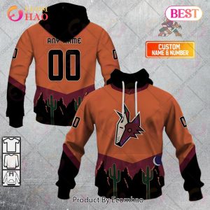 Personalized NHL Arizona Coyotes Reverse Retro 2223 Style 3D Hoodie