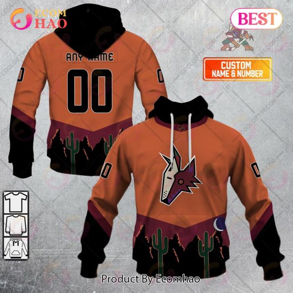 Personalized NHL Arizona Coyotes Reverse Retro 2223 Style 3D Hoodie