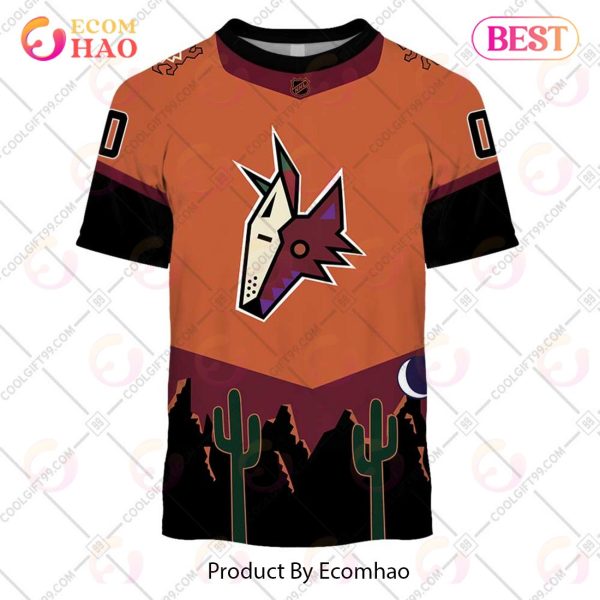 Personalized NHL Arizona Coyotes Reverse Retro 2223 Style 3D Hoodie