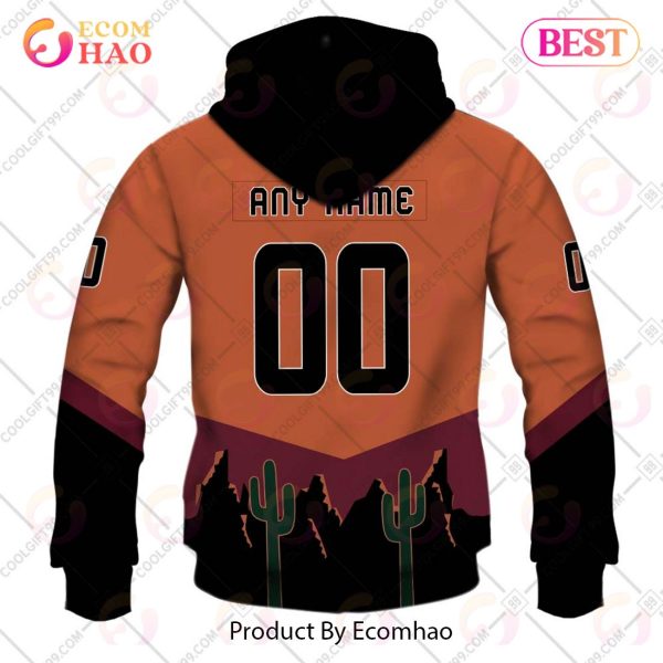 Personalized NHL Arizona Coyotes Reverse Retro 2223 Style 3D Hoodie