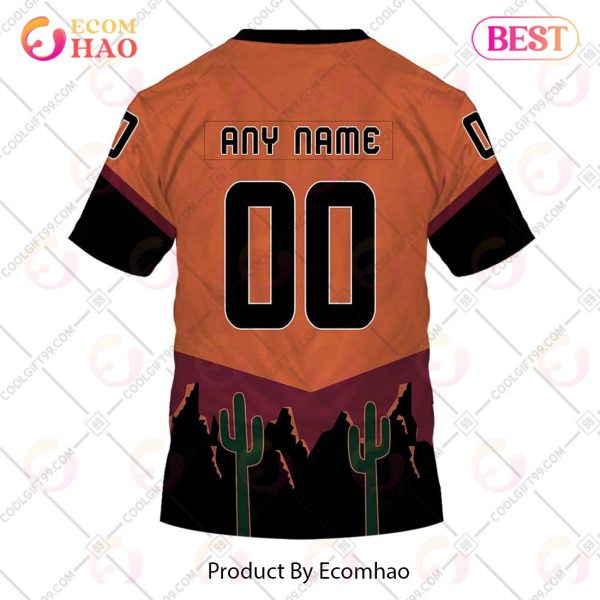 Personalized NHL Arizona Coyotes Reverse Retro 2223 Style 3D Hoodie