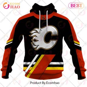 Personalized NHL Calgary Flames Reverse Retro 2223 Style 3D Hoodie