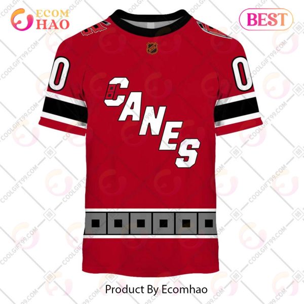 Personalized NHL Carolina Hurricanes Reverse Retro 2223 Style 3D Hoodie