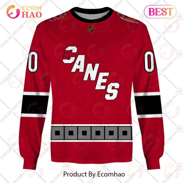 Personalized NHL Carolina Hurricanes Reverse Retro 2223 Style 3D Hoodie
