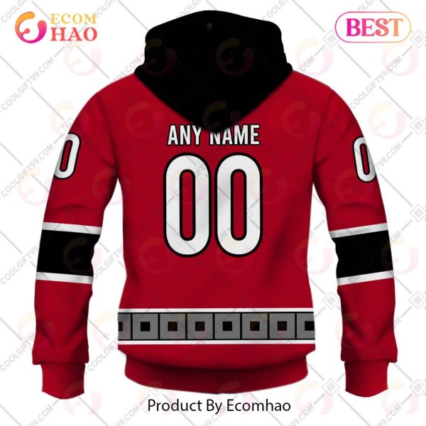 Personalized NHL Carolina Hurricanes Reverse Retro 2223 Style 3D Hoodie